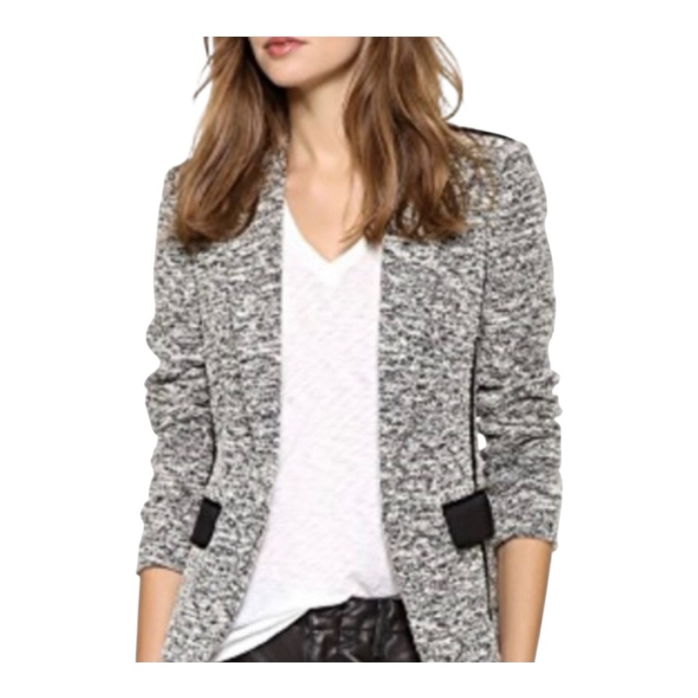 Rag & Bone Tweed Aviator Blazer